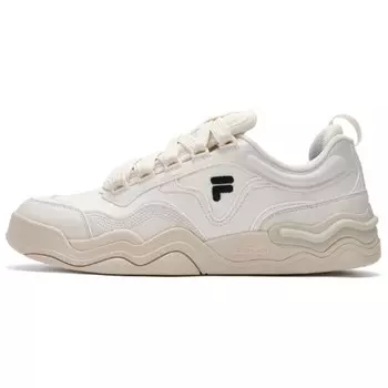 Кроссовки FILA FUSION KICK Wave Bottom Sneakers Skateboarding Shoes Men Low-top White, белый