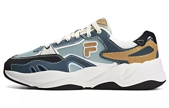 Кроссовки Flash Running Shoes Men Low-top Green/Blue Fila Fusion