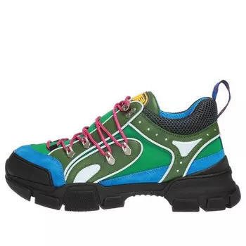 Кроссовки flashtrek 'green blue' Gucci, зеленый