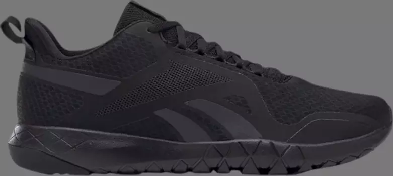 Кроссовки flexagon force 3 4e wide 'black pure grey' Reebok, черный