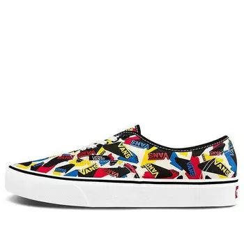 Кроссовки flour shop x slip-on multi-color Vans, мультиколор
