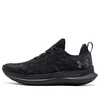 Кроссовки flow velociti 3 'triple black' Under Armour, черный