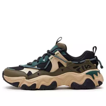 Кроссовки fluid v 'black green comfort' Fila, черный