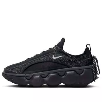 Кроссовки flyknit bloom 'black metallic silver' Nike, черный