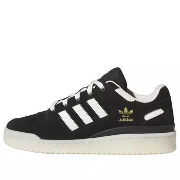 Кроссовки forum low cl 'core black ivory' Adidas, черный