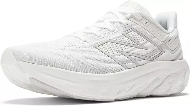 Кроссовки Fresh Foam X 1080v13 New Balance, цвет White/Light Silver Metallic