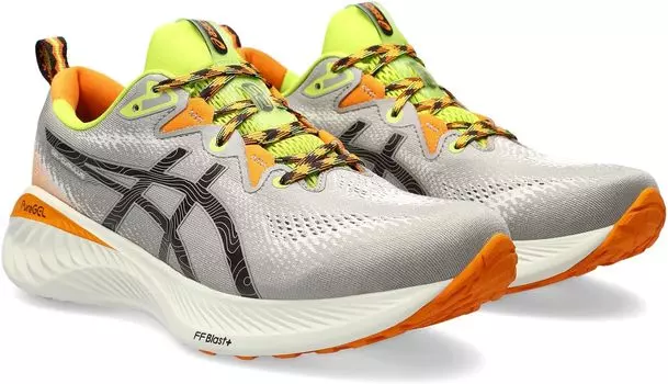 Кроссовки GEL-Cumulus 25 Trail ASICS, цвет Nature Bathing/Neon Lime