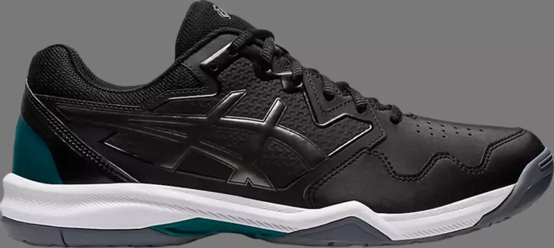 Кроссовки gel dedicate 7 'black gunmetal' Asics, черный
