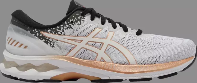 Кроссовки gel kayano 27 'wuxi marathon - white gold' Asics, белый