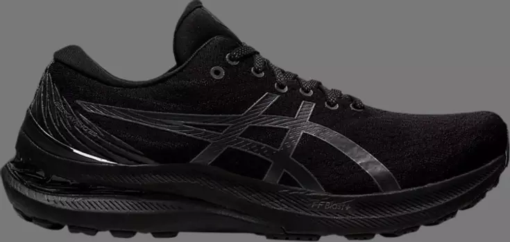 Кроссовки gel kayano 29 4e wide 'triple black' Asics, черный