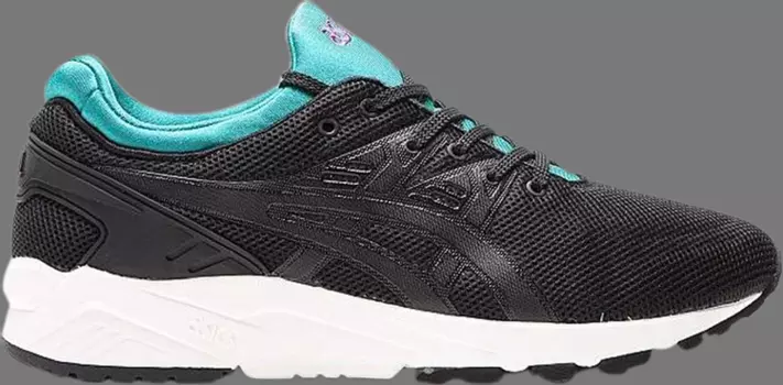 Кроссовки gel kayano trainer evo 'black teal' Asics, черный