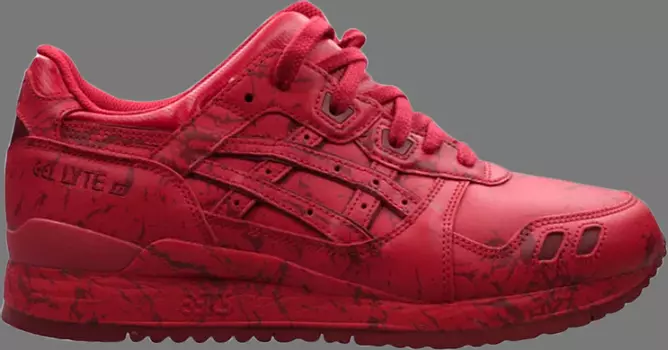 Кроссовки gel lyte 3 'marble pack' Asics, красный