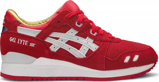 Кроссовки gel lyte 3 'santa christmas pack' Asics, красный
