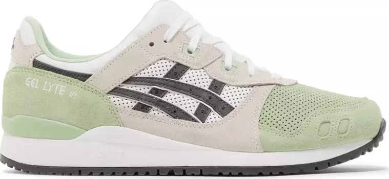 Кроссовки gel lyte 3 og 'jade obsidian grey' Asics, зеленый
