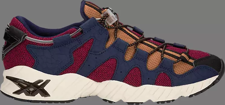 Кроссовки gel mai 'cordovan peacoat' Asics, красный