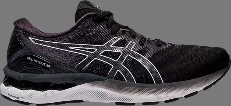 Кроссовки gel nimbus 23 'black white' Asics, черный