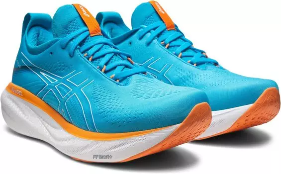 Кроссовки GEL-Nimbus 25 ASICS, цвет Island Blue/Sun Peach