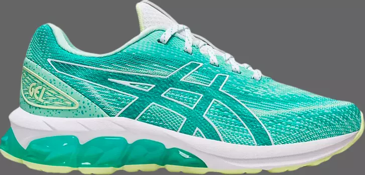Кроссовки gel quantum 180 7 gs 'waterfall ice green' Asics, синий