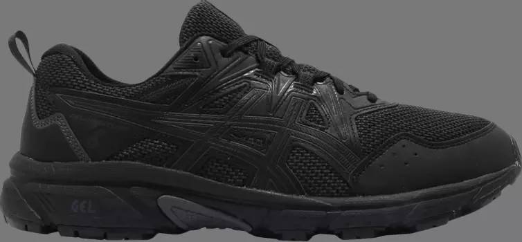 Кроссовки gel venture 8 4e extra wide 'black' Asics, черный