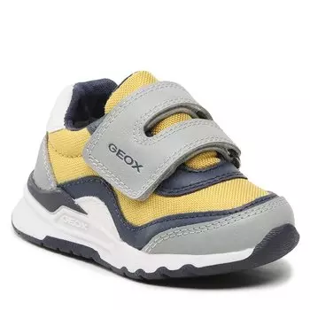 Кроссовки Geox BPyrip B., серо-желтый