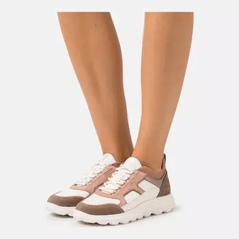 Кроссовки Geox Spherica, offwhite/dark rose