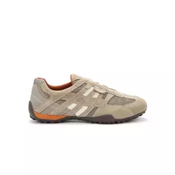 Кроссовки Geox U Snake slip-on shoes, бежевый