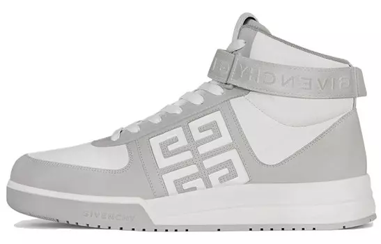 Кроссовки Givenchy G4 High, серо-белый