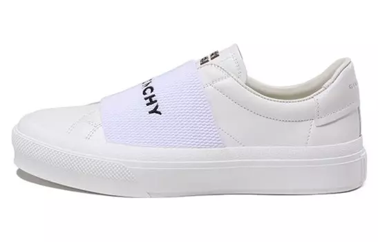 Кроссовки Givenchy Leather Webbing, черный / белый