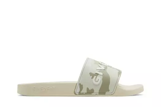 Кроссовки Givenchy Logo Slide, бежевый