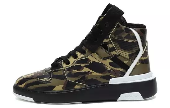 Кроссовки Givenchy Wing High, камуфляжный