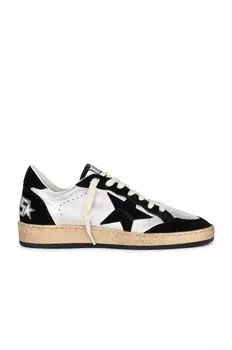 Кроссовки Golden Goose Ballstar, цвет Silver & Black