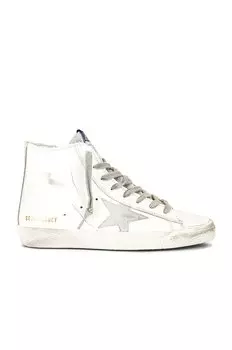 Кроссовки Golden Goose Francy, цвет White, Silver, & Milk