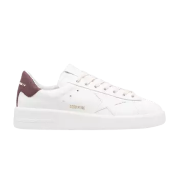 Кроссовки Golden Goose Purestar 'White Burgundy', белый