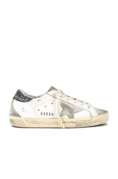 Кроссовки Golden Goose Superstar, цвет White, Ice, & Grey