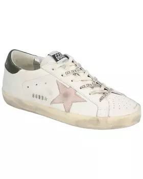 Кроссовки Golden Goose Superstar из кожи