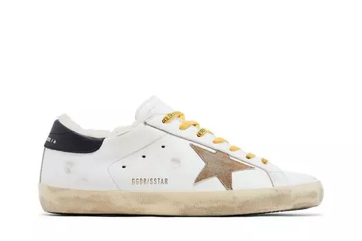 Кроссовки Golden Goose Superstar 'White Brown Navy', белый