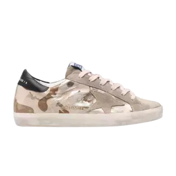 Кроссовки Golden Goose Wmns Superstar Laminated Camo, коричневый