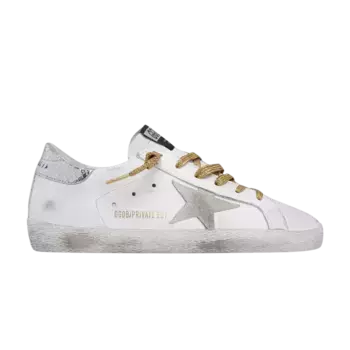 Кроссовки Golden Goose Wmns Superstar Silver Gold Mismatch, белый