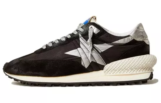Кроссовки Golden Goose Women's Marathon 'Black Metallic Silver', черный