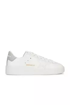 Кроссовки Golden Goose X Revolve Purestar, цвет White & Light Blue
