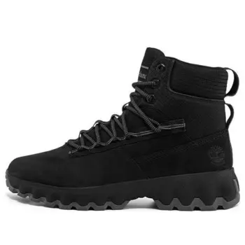 Кроссовки greenstride edge waterproof wide fit boots 'black nubuck' Timberland, черный