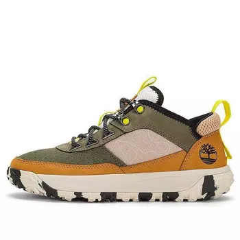 Кроссовки greenstride motion 6 low shoe 'wheat nubuck with beige' Timberland, зеленый