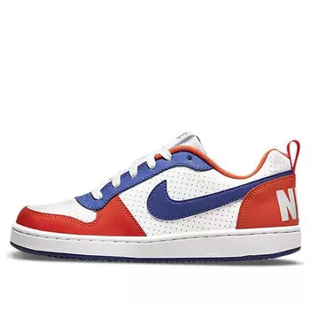 Кроссовки (GS) Nike Court Borough Low 'White Blue Orange' DN4245-141, разноцветный
