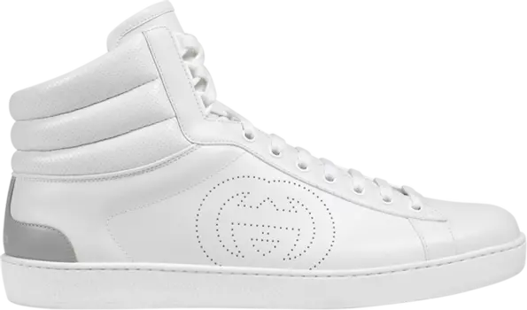 Кроссовки Gucci Ace High White, белый