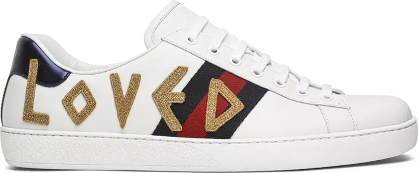 Кроссовки Gucci Ace Loved, белый
