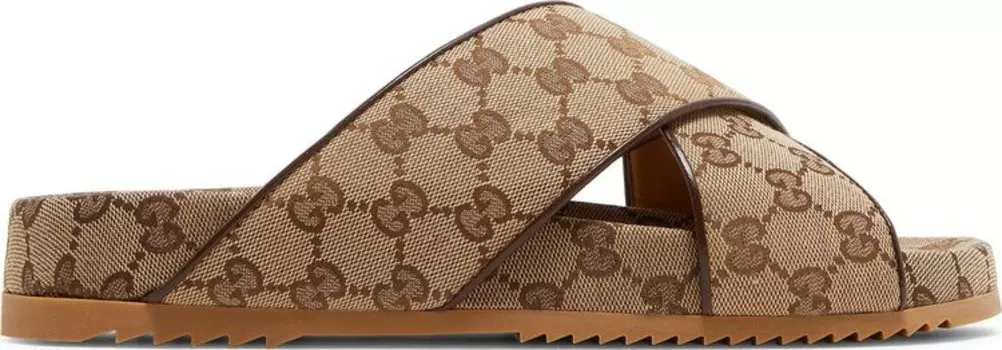 Кроссовки Gucci GG Slide Sandal Beige, бежевый