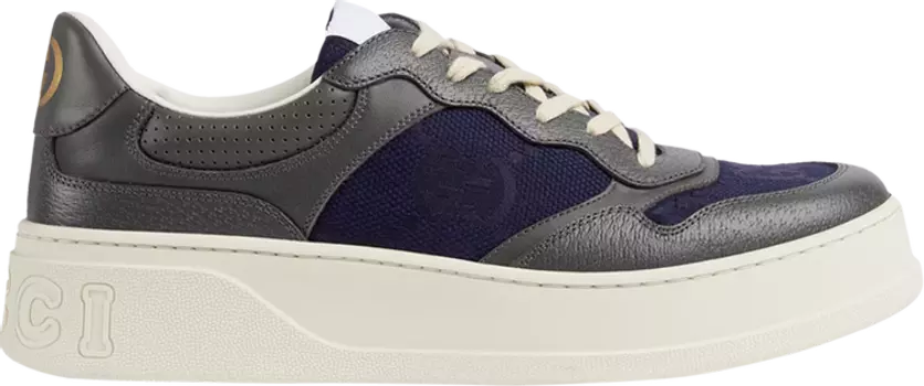 Кроссовки Gucci Lace Up Sneaker Grey Blue, серый