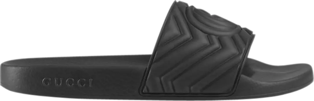 Сандалии Gucci Quilted Slide Black, черный