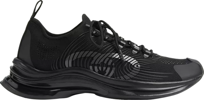 Кроссовки Gucci Run Sneaker Black, черный