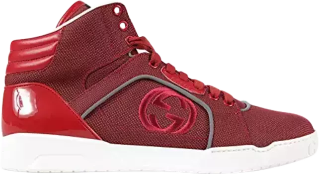 Кроссовки Gucci Signature High Red, красный
